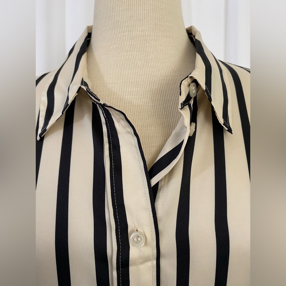 H & M Button Down Striped Shirt - Picture 3 of 7
